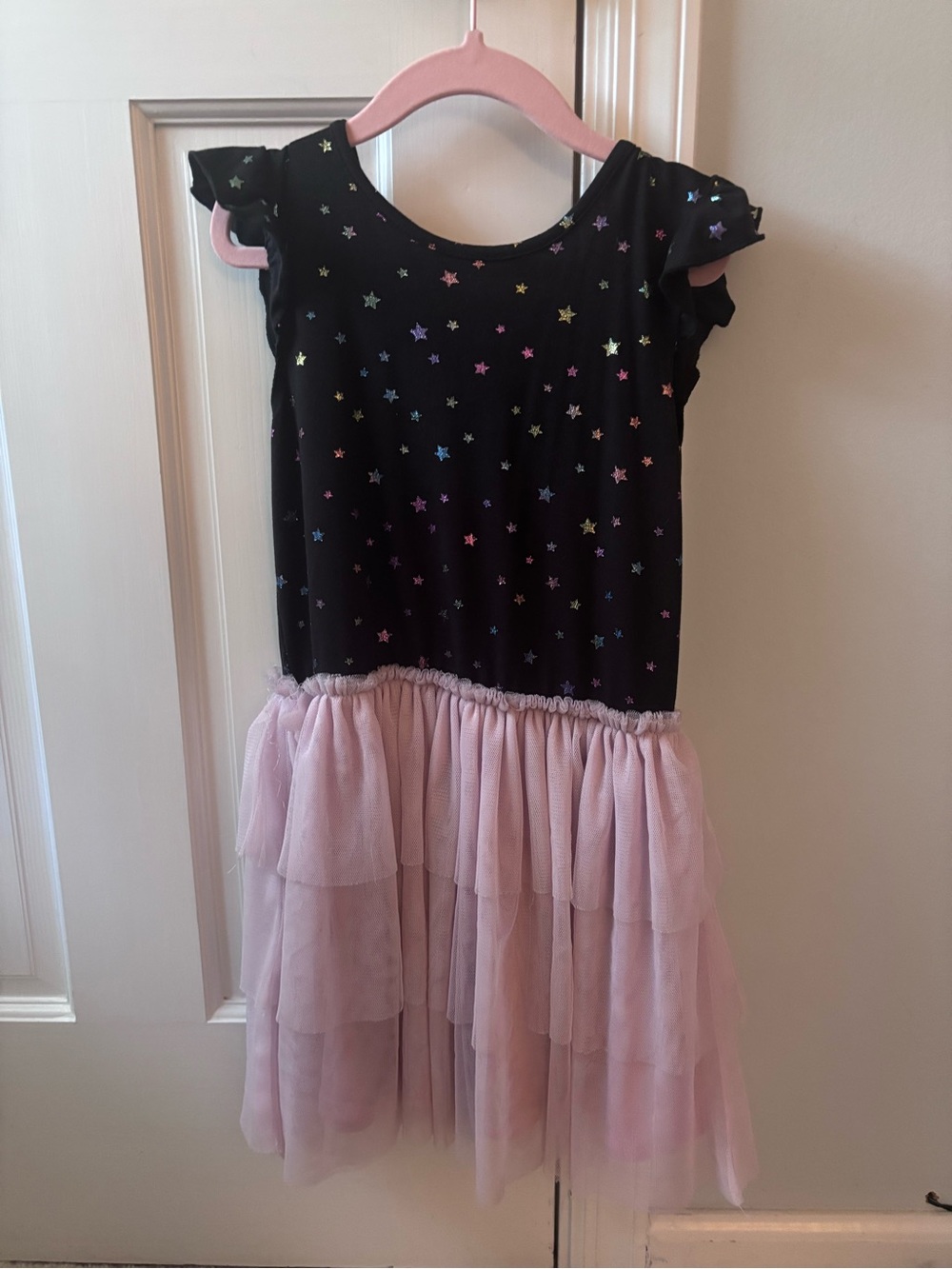 Pixie Lane Girls Stars and Tulle Dress